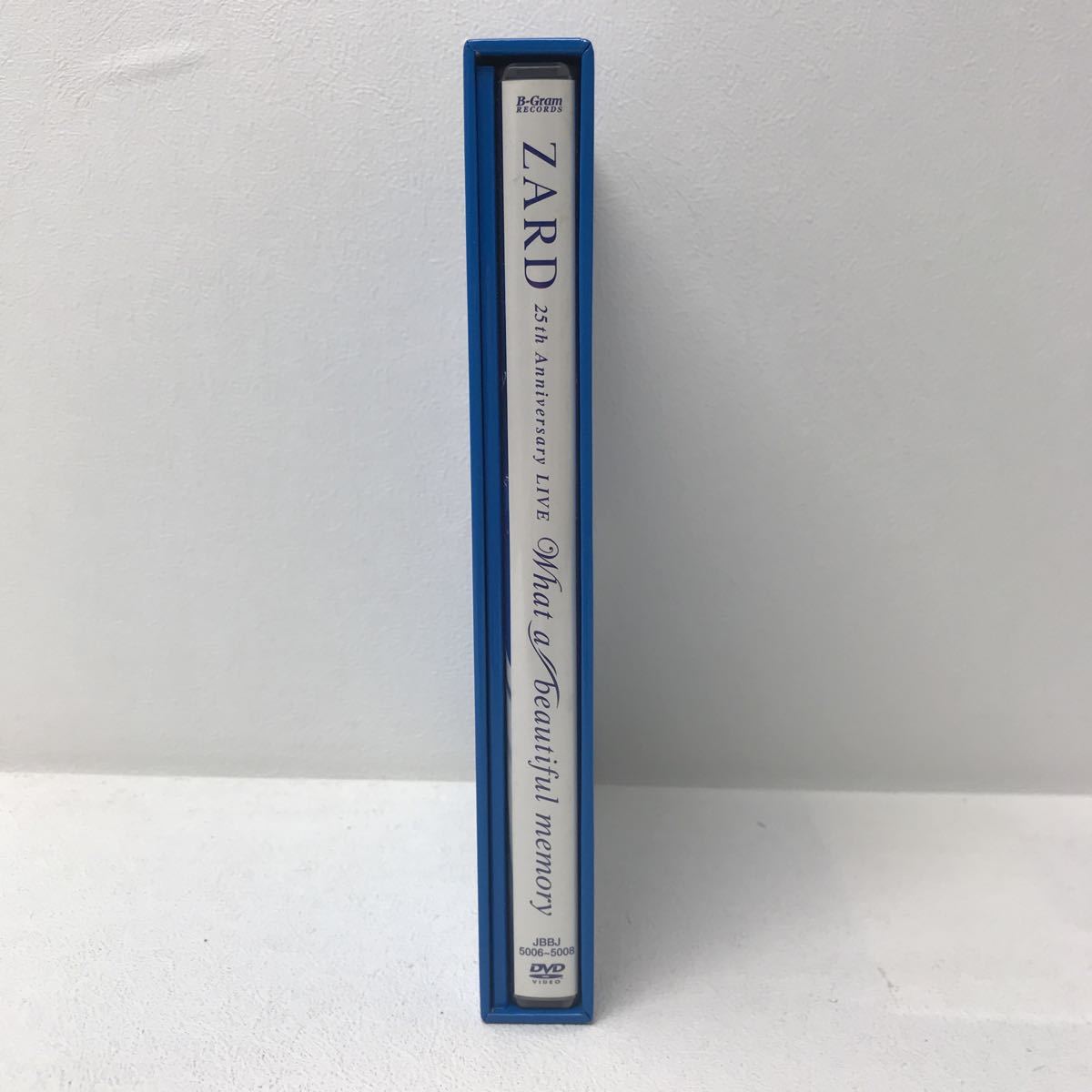 I0831A5 ZARD 25th Anniversary LIVE What a beautiful memory DVD 3枚 