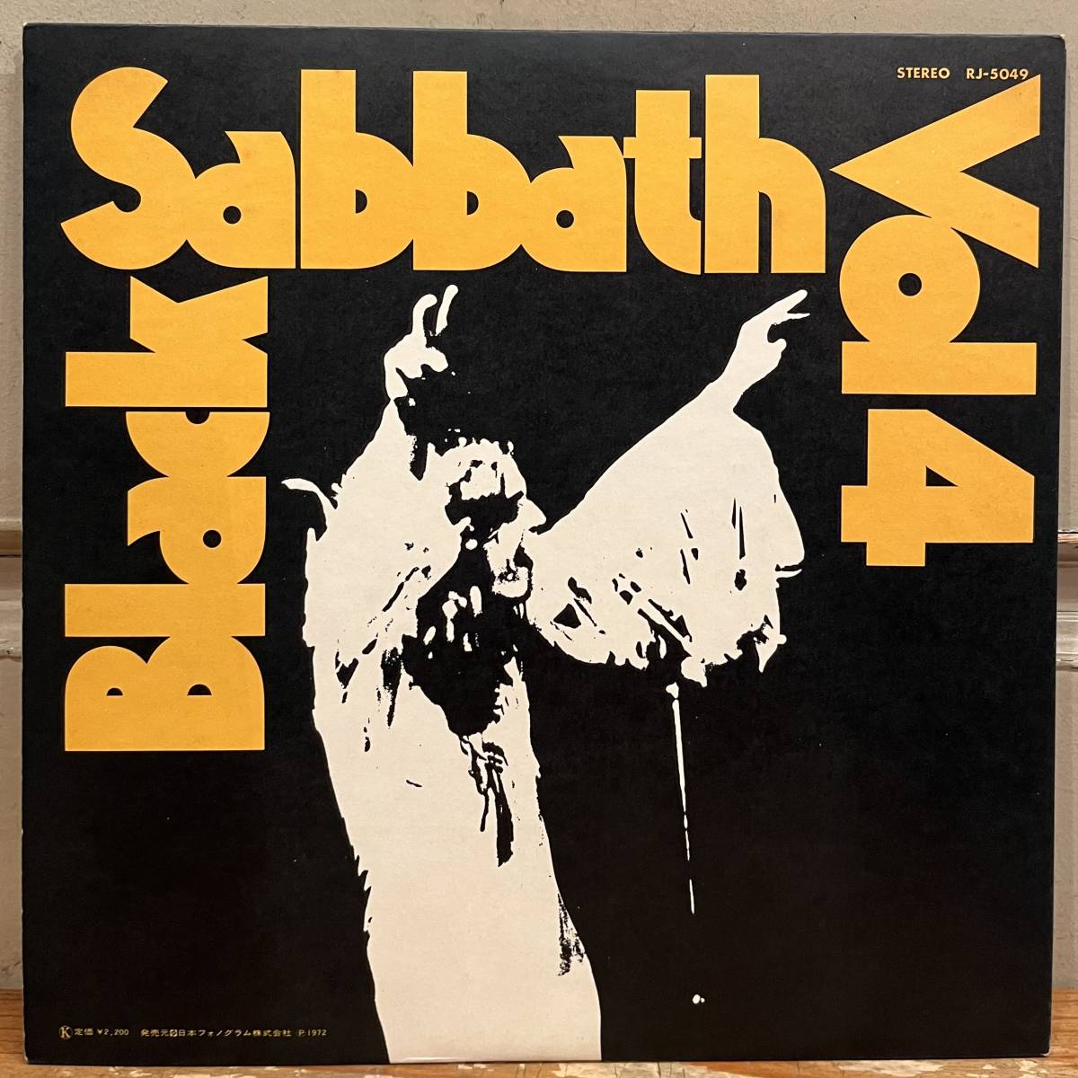 ◇国内初版!希少アナログ盤/LP◇ブラック・サバス Black Sabbath / Vol