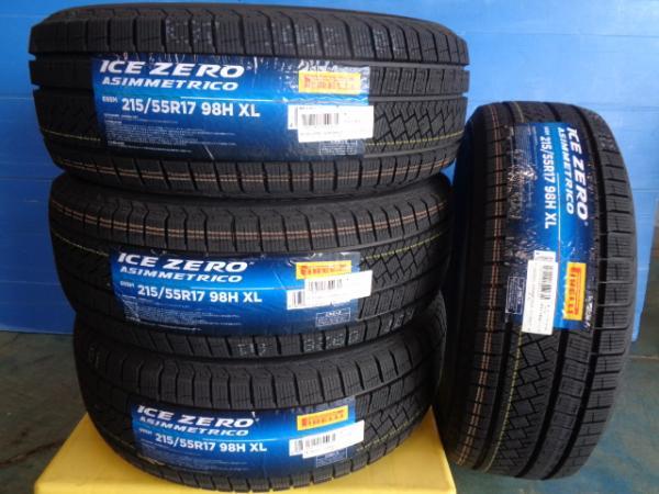 送料無料 215/55R17 ピレリ ICEZERO ASINMMETRICO ブロンクス TB-08 17