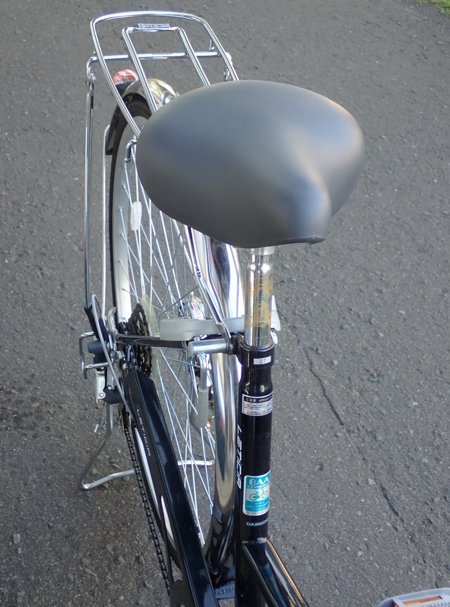 札幌 ママチャリ 27インチ 6段切り替え 後ろ27キロ積める 自転車 中古