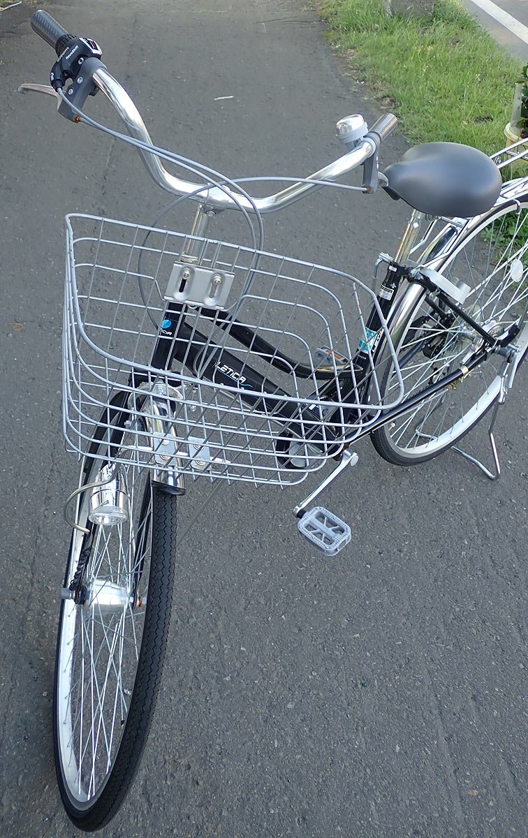 札幌 ママチャリ 27インチ 6段切り替え 後ろ27キロ積める 自転車 中古