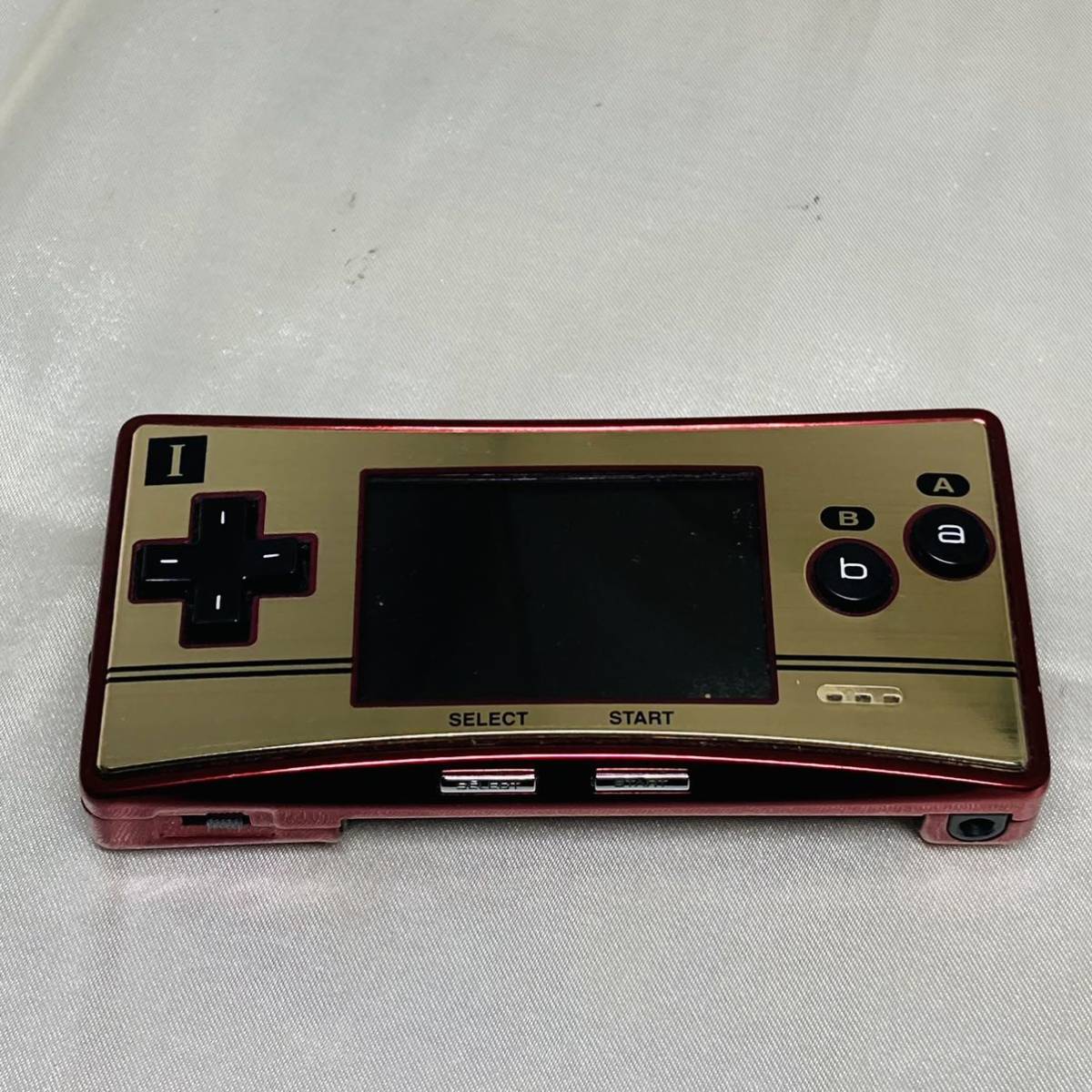 ★1円～ ジャンク 動作不可 任天堂 ゲームボーイミクロ ファミコンカラー 限定 Nintendo GAME BOY micro 送料520円 