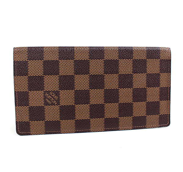 ルイヴィトン 長札入れ ダミエ　ポルトバルールカルトクレディ N61823　極美品 r205