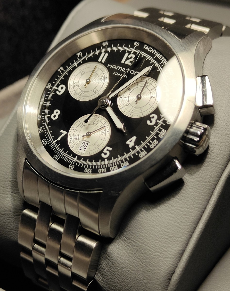 送料無料 完売品 Hamilton Khaki Aviation Chronograph ハミルトン カーキ アビエーション クロノグラフ 腕時計 ジャズマスター ELGIN