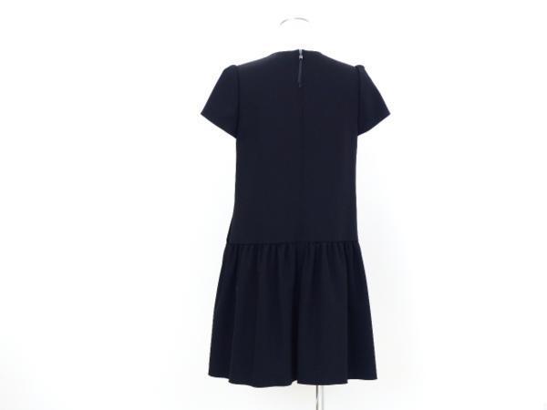 FOXEY NEWTORK ドレス ワンピース 40 ブラックブラック マット