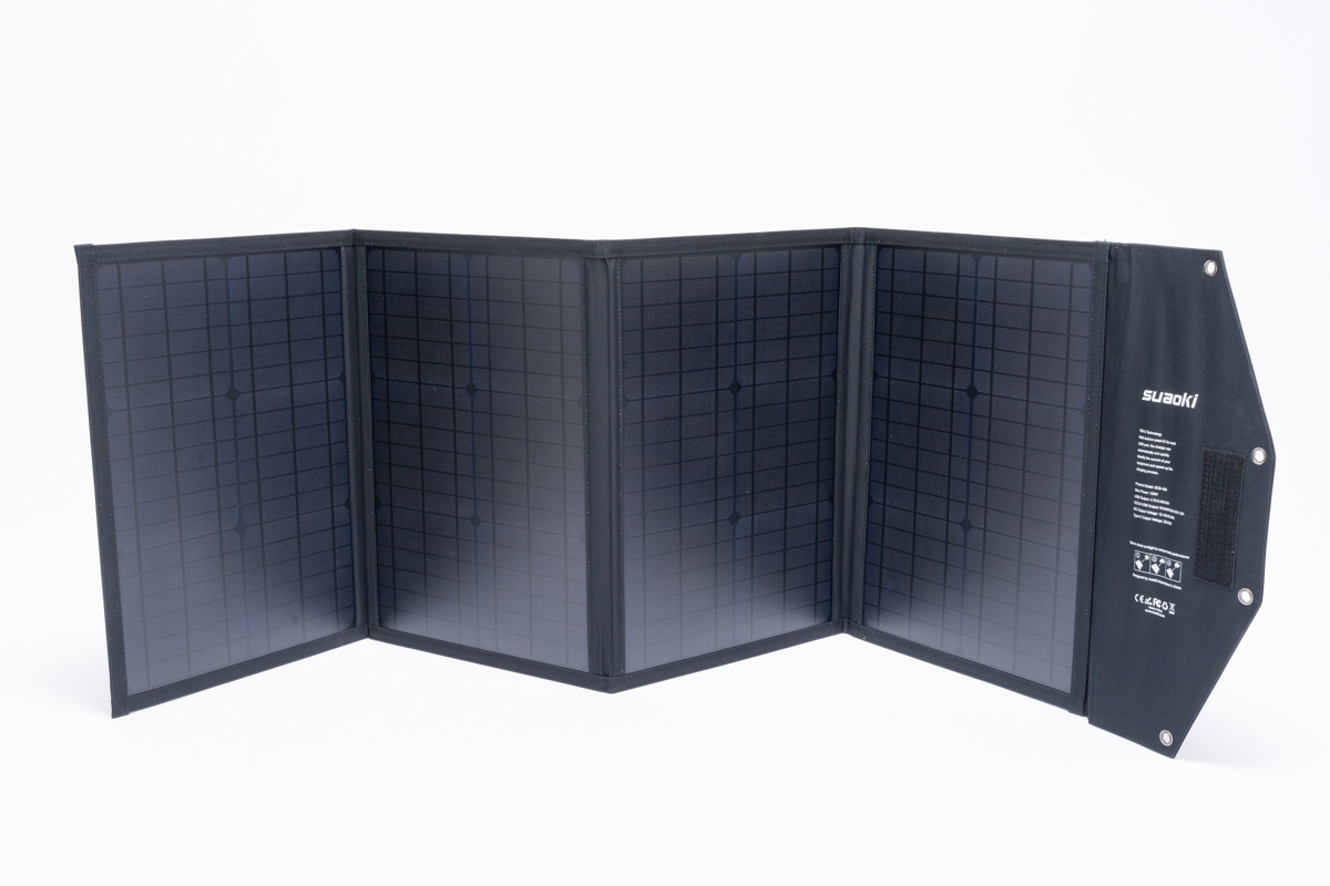 suaoki ソーラーパネル ソーラーチャージャー 100W 太陽光発電 軽量 高