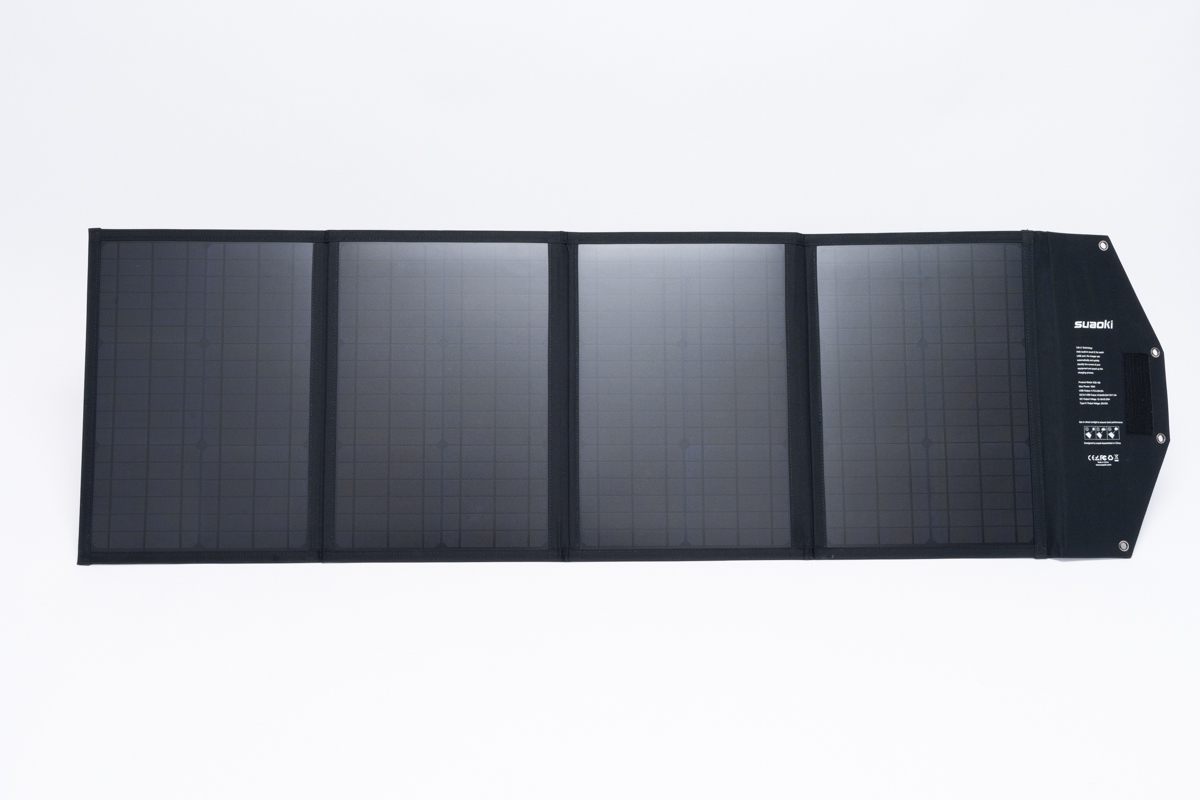 suaoki ソーラーパネル ソーラーチャージャー 100W 太陽光発電 軽量 高