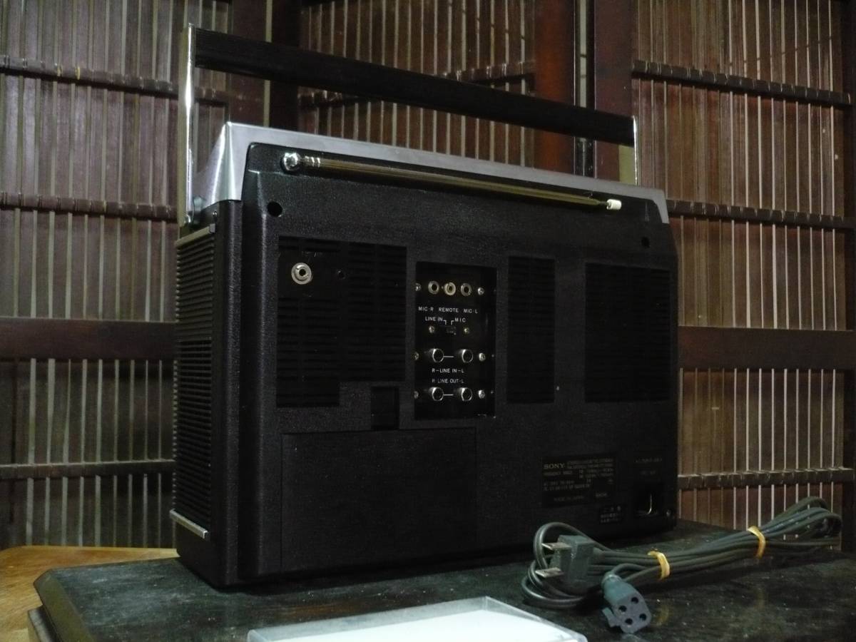 Винтаж SONY CF-2580 高級ステレオラジカセ (1974年製￥54.800) 昭和の