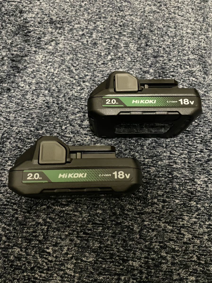 ハイコーキ HiKOKI 18Vバッテリー 2個 BSL1820M 新品 純正品 純正 ハイコーキ HiKOKI 18Vバッテリー 2個 BSL1820M 新品 純正品 純正