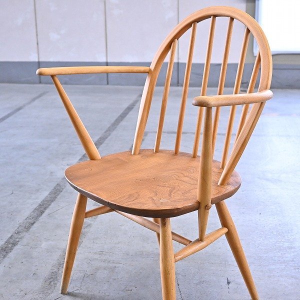 英国Vintage｜アーコール / ERCOL｜フープバックチェア｜6本スポーク