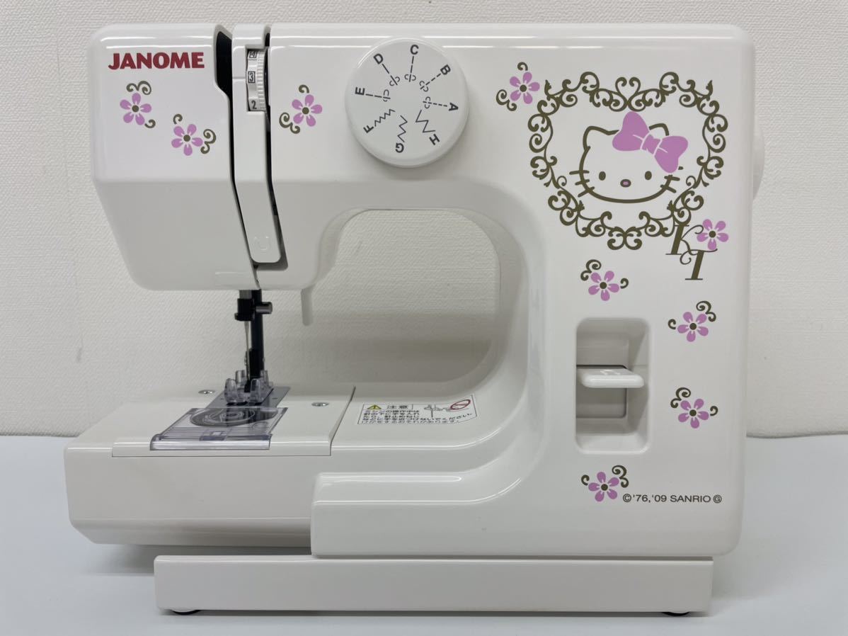 A21【ハローキティ 】JANOME KT-35 ジャノメミシン HELLO KITTY