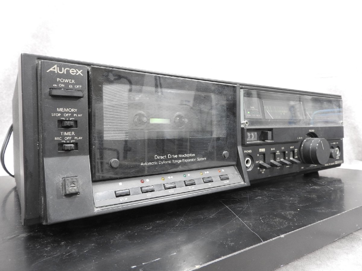 ○○Aurex オーレックス カセットデッキ PC-X66AD 整備品 3○○ Yahoo