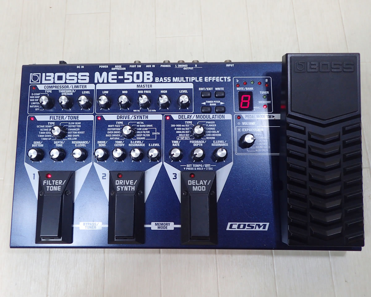 BOSS ME-50B 動作品 BOSS ボス マルチエフェクター ME-50B BASS BOSS 