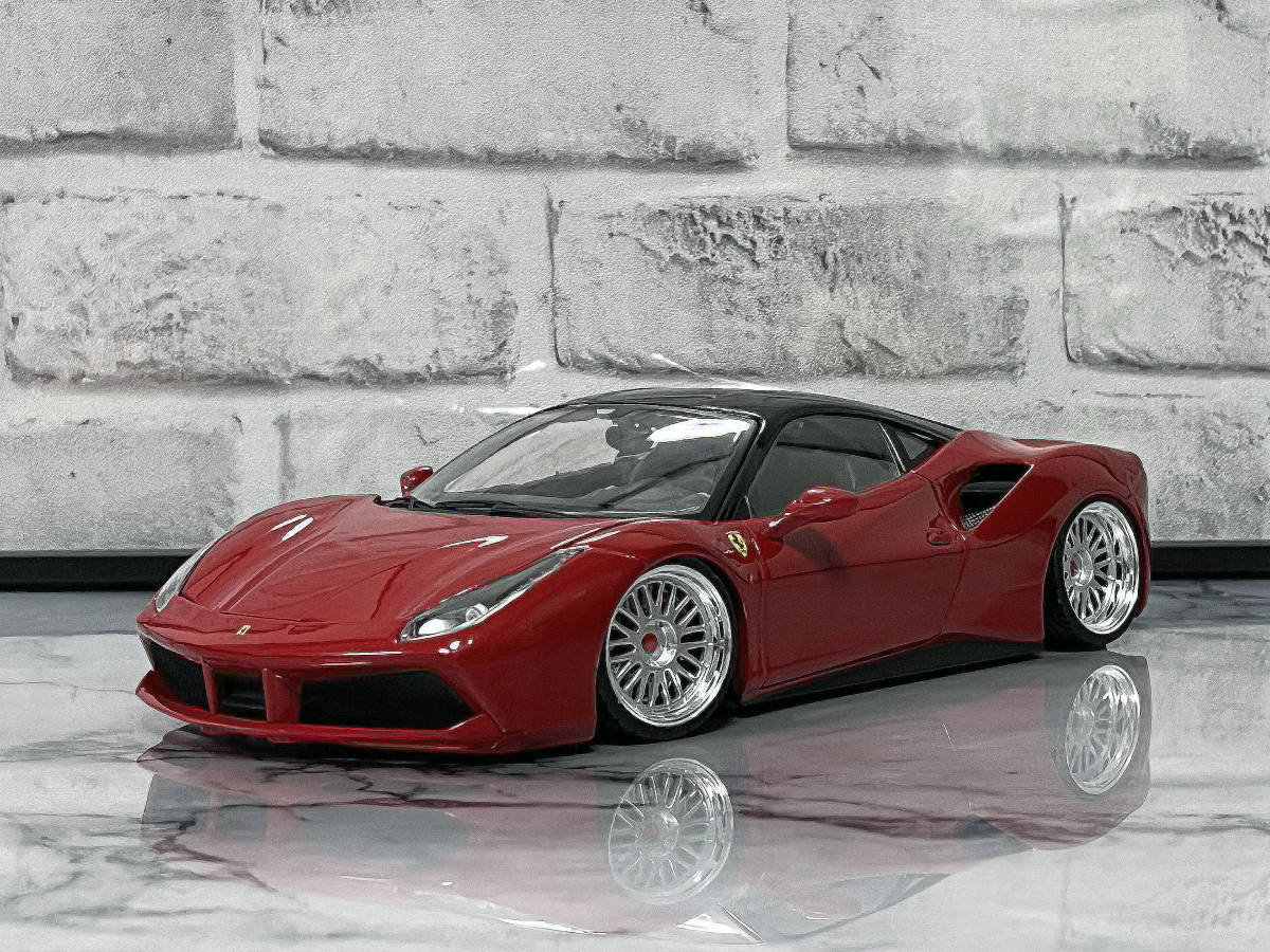 burago SIGNATURE SERIES】1/18 Ferrari 488 GTB (RED) ブラーゴ 