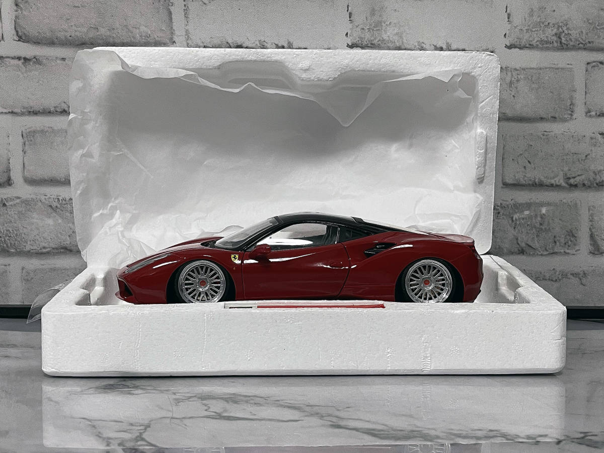 burago SIGNATURE SERIES】1/18 Ferrari 488 GTB (RED) ブラーゴ 