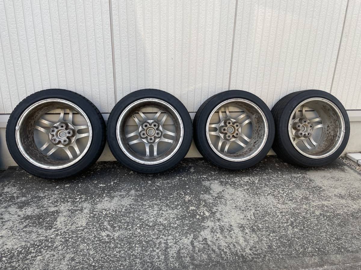 日産 GTR33純正 17×9J＋30 中古ホイール 2本 ドリケツ