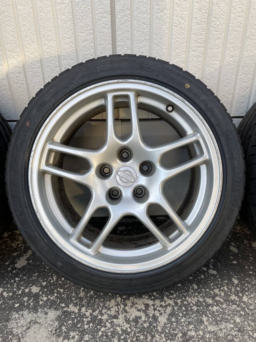 鍛造 R33 GT-R 純正アルミホイール 4本セット 17インチ 9J＋30 5穴 