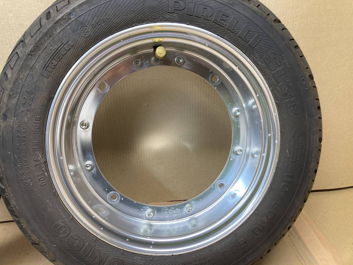 Gクラフト シャリー 3.5J ダックス 3.5j | アルミホイール モンキー G 