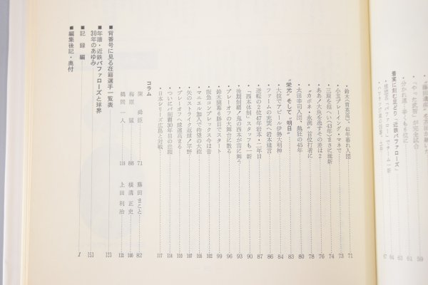 近鉄バファローズV1へのあゆみ 球団三十年史 昭和55年 1980年 近鉄
