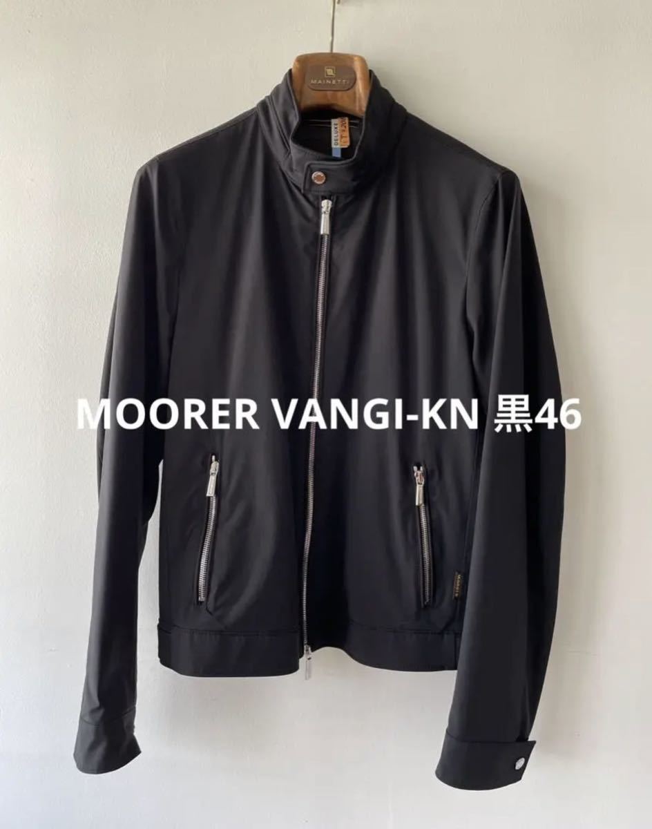 MOORER VANGI-KN 黒46ムーレー ライダース バンギバンジー ムーレー