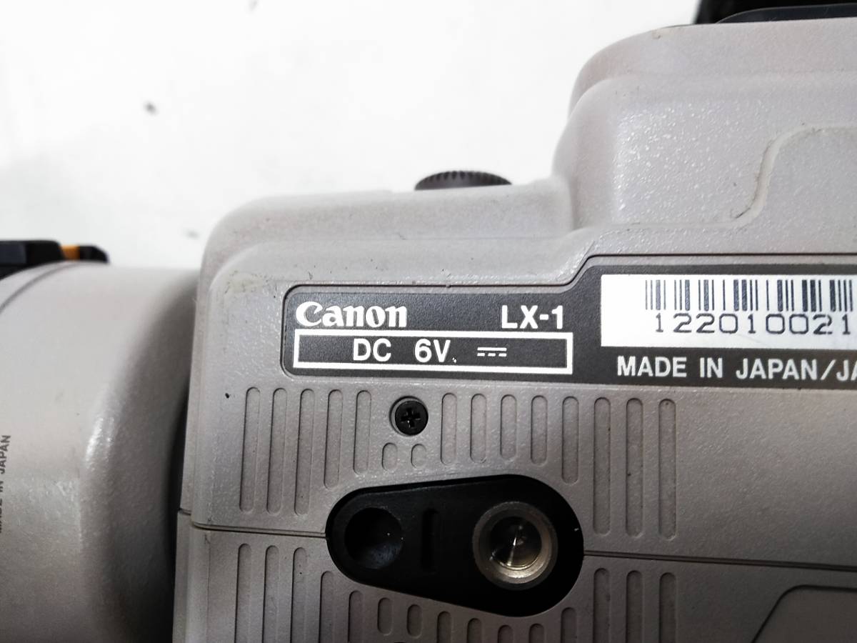 ◇未確認 CANON キャノン LX-1 8mmビデオカメラ / ZOOM LENS CL 8