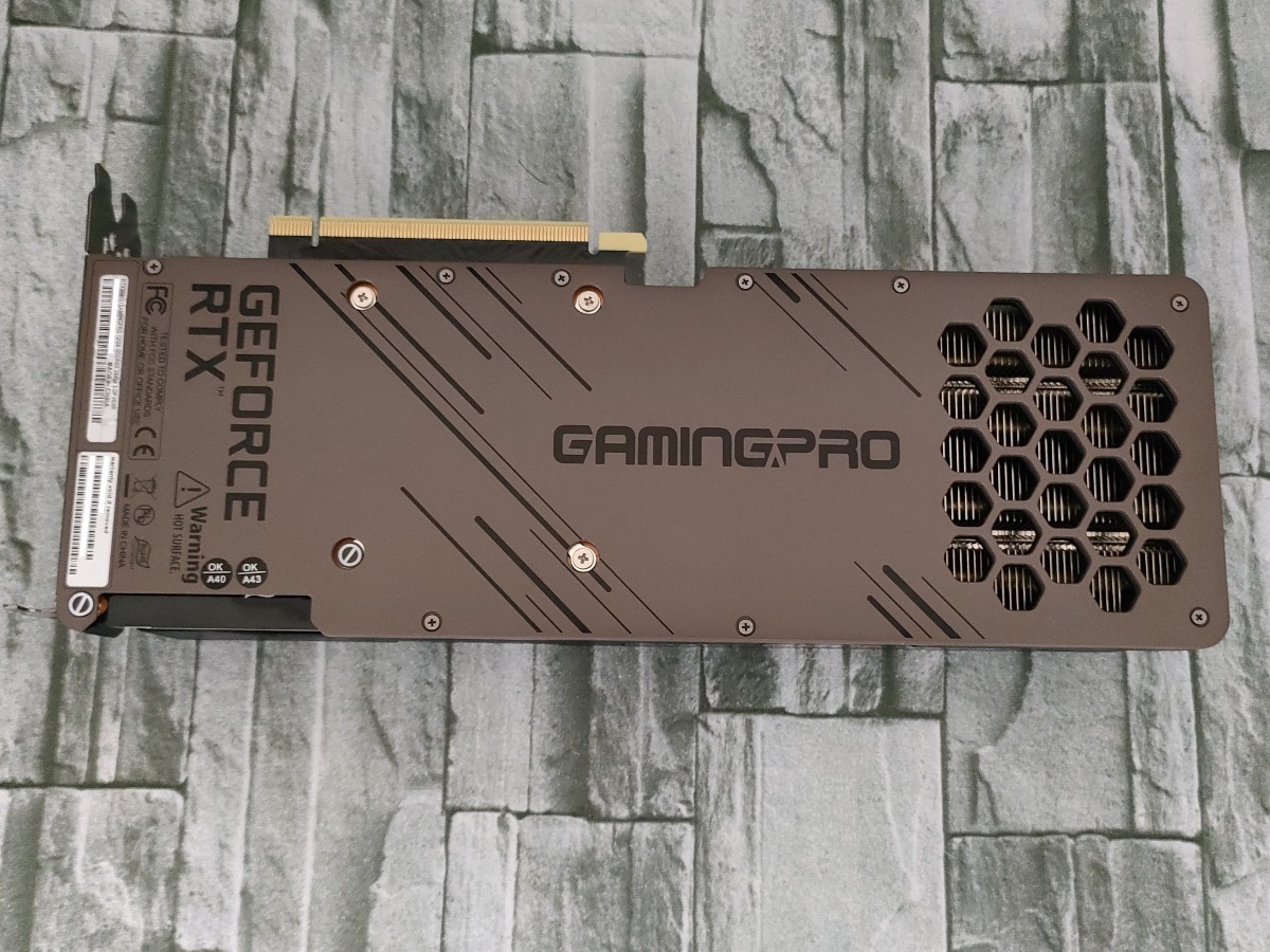 NVIDIA Palit GeForce RTX3080Ti 12GB GAMING PRO 【グラフィック