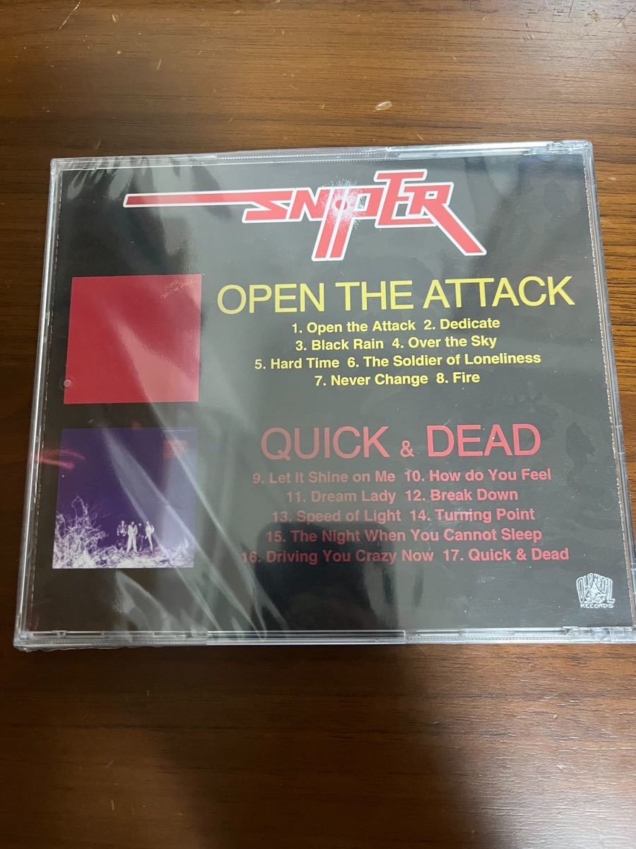 & SNIPER OPEN THE - DEAD QUICK ATTACK ⁄ Dead CD メルカリ Quick