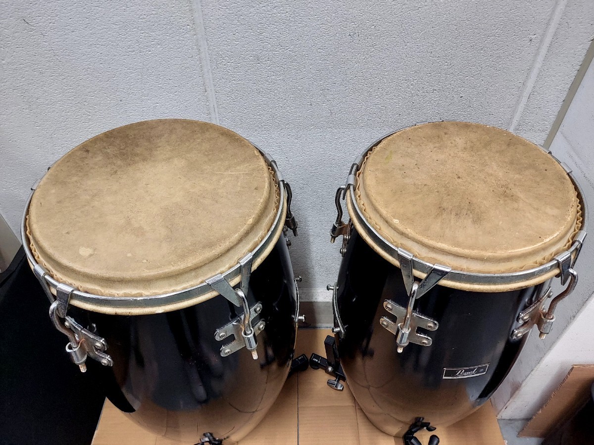 Pearl パール◇コンガ ペア 2本セット 民族楽器 打楽器 パーカッション