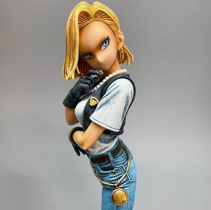 ドラゴンボール/人造人間18号/フィギュア/リペイント/ピアス変更/GLITTER&GLAMOURS/18号Ⅲ/カスタムペイント