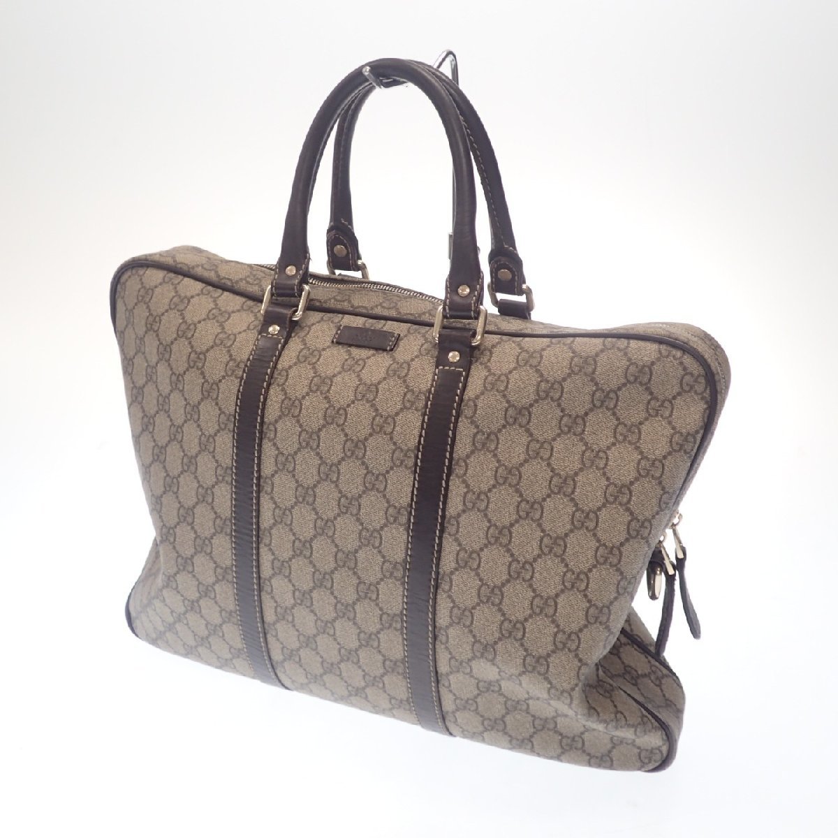 中古◇グッチ GGスプリーム ブリーフケース ビジネスバッグ 201480 