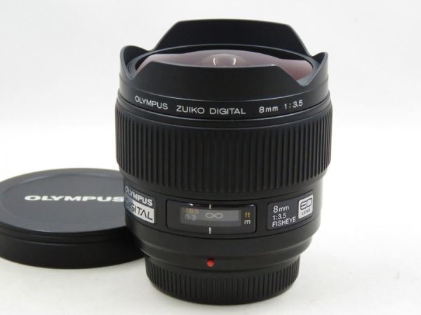 20733Z3]☆新品級☆OLYMPUS ZUIKO DIGITAL ED 8mm F3.5 Fisheye