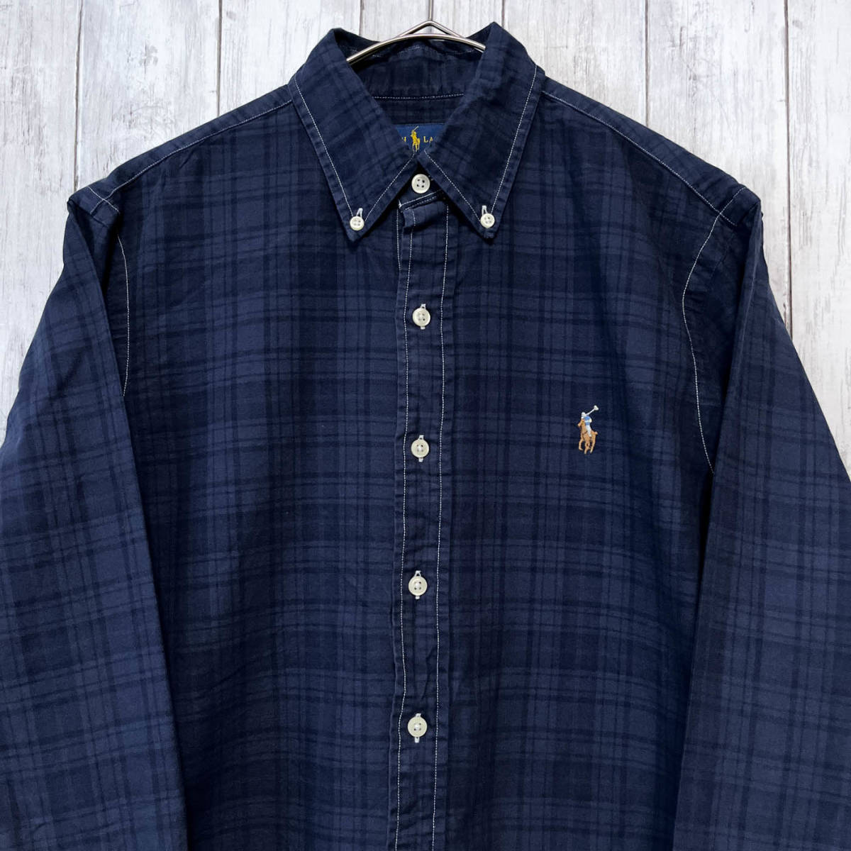 ラルフローレン Ralph Lauren チェックシャツ 長袖シャツ メンズ ワン