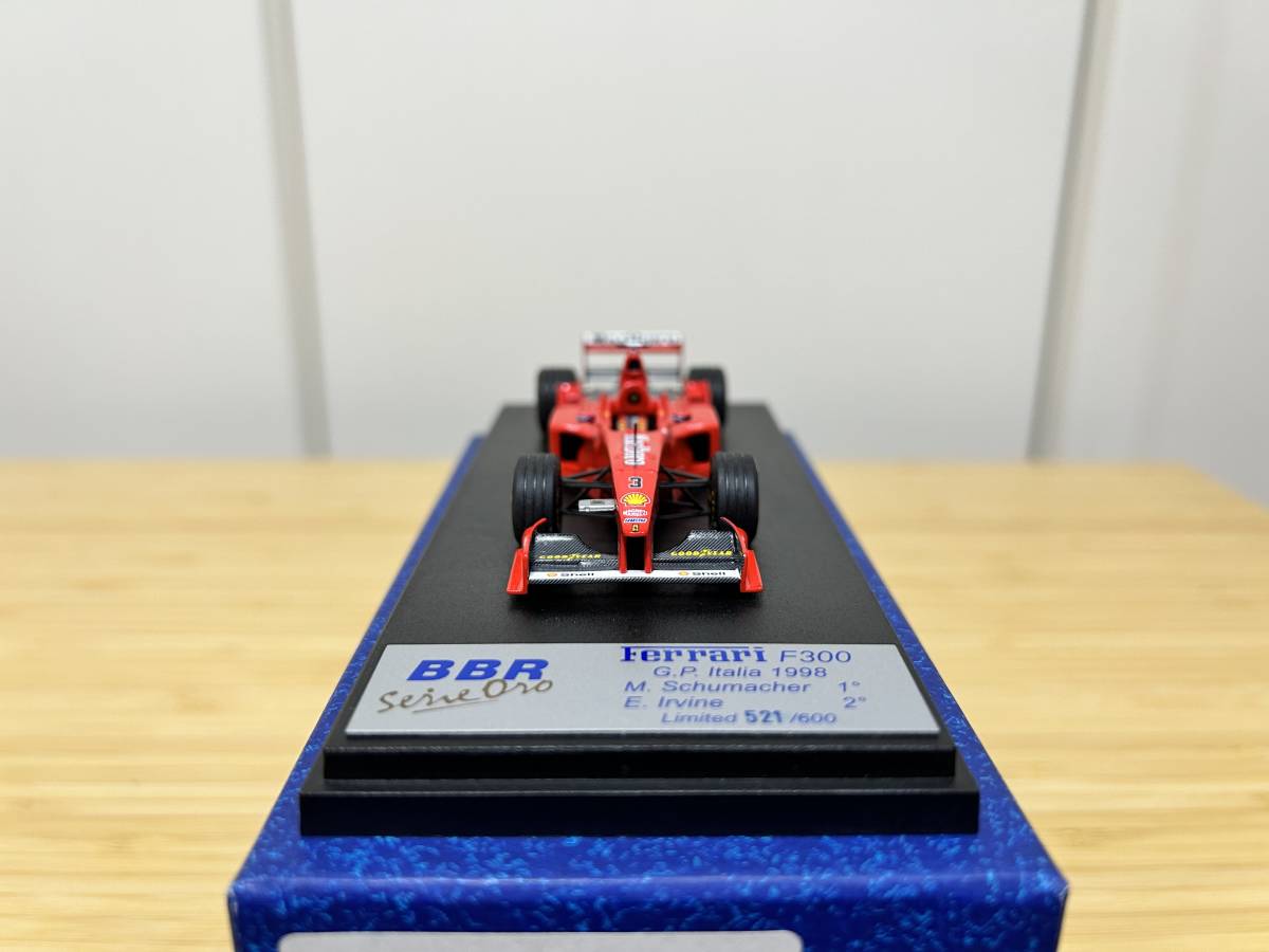 1/43 BBR フェラーリ F300 #3 ミハエル シューマッハ 1998 イタリアGP