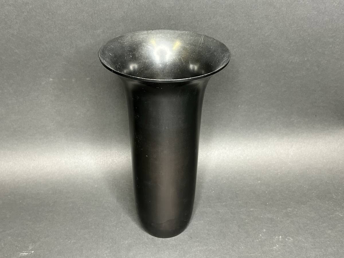 本物保証，新作 高岡銅器 池坊 唐銅 立華瓶 黒(花器)｜売買されたオークション情報、yahooの商品情報をアーカイブ公開 - オークファン 花器
