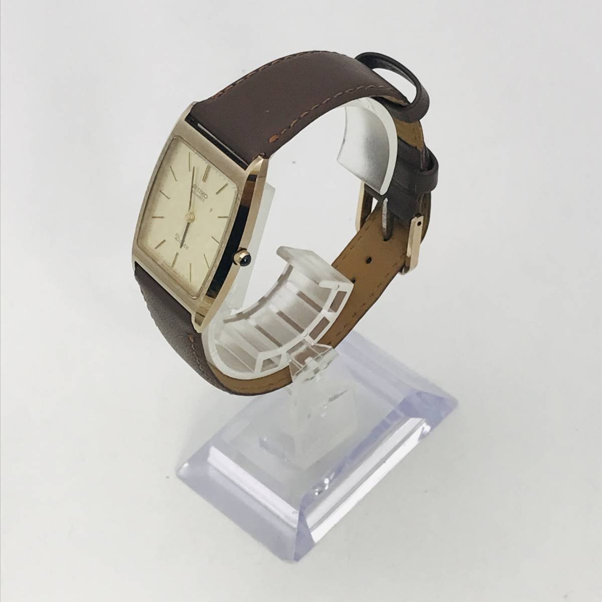 SEIKO Dolce セイコー ドルチェ 6030-5320 スクエア アイボリー文字盤 