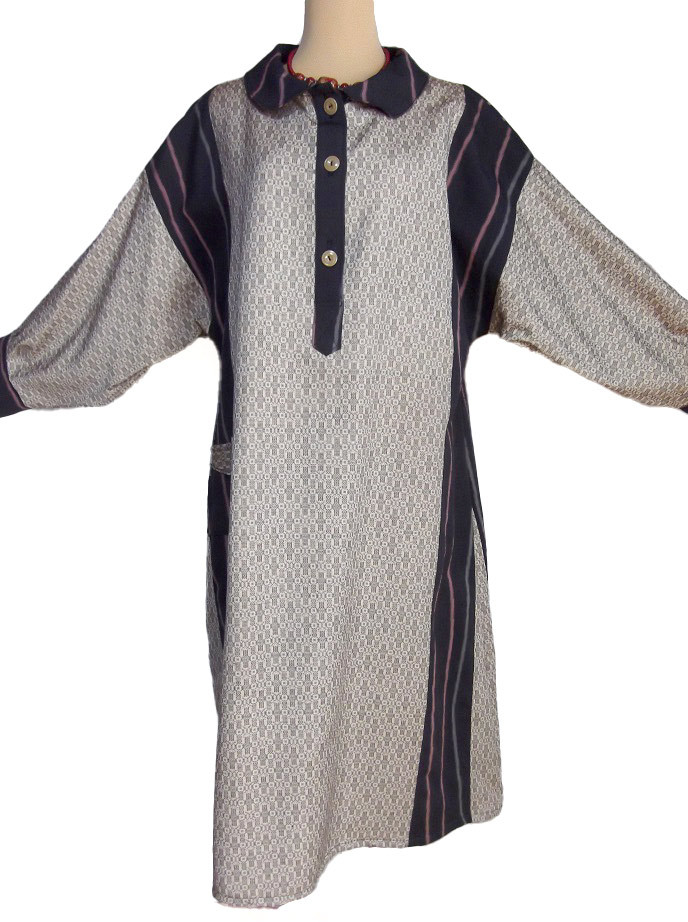 ●[1333]着物リメイク　ゆったりコート（送料無料）