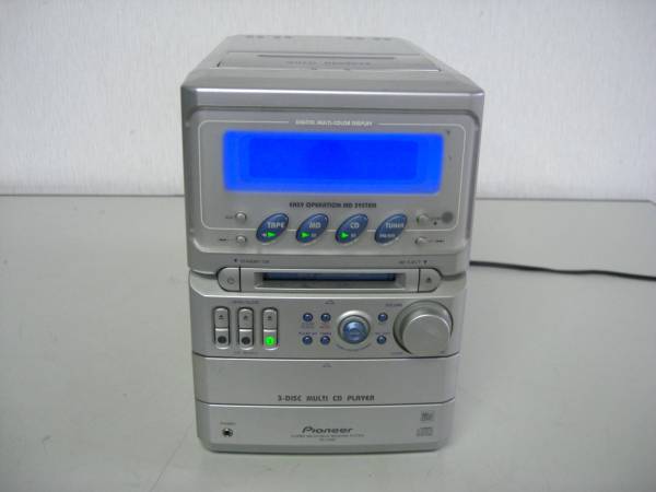 Q168 Pioneer パイオニア CD/MD/カセットデッキ XR-C2MD(MDコンポ