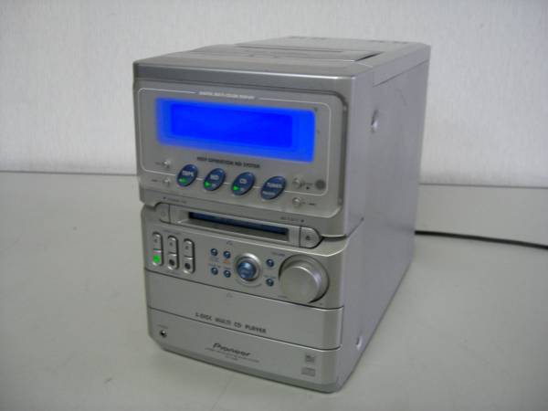 Q168 Pioneer パイオニア CD/MD/カセットデッキ XR-C2MD(MDコンポ