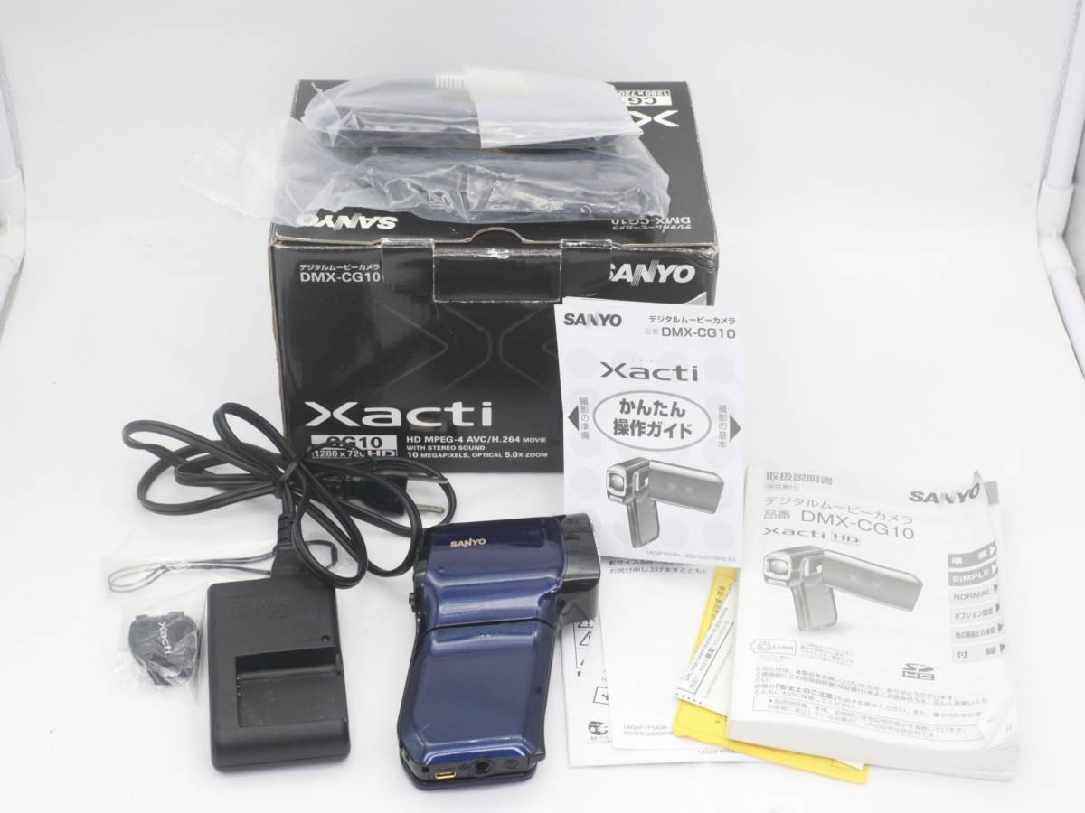 ☆美品 SANYO サンヨー Xacti DMX-CG10 デジタルムービーカメラ