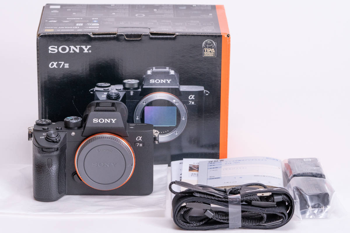 元箱付属品完備 SONY α7 III ILCE-7M3 ボディ シャッター回数253回 