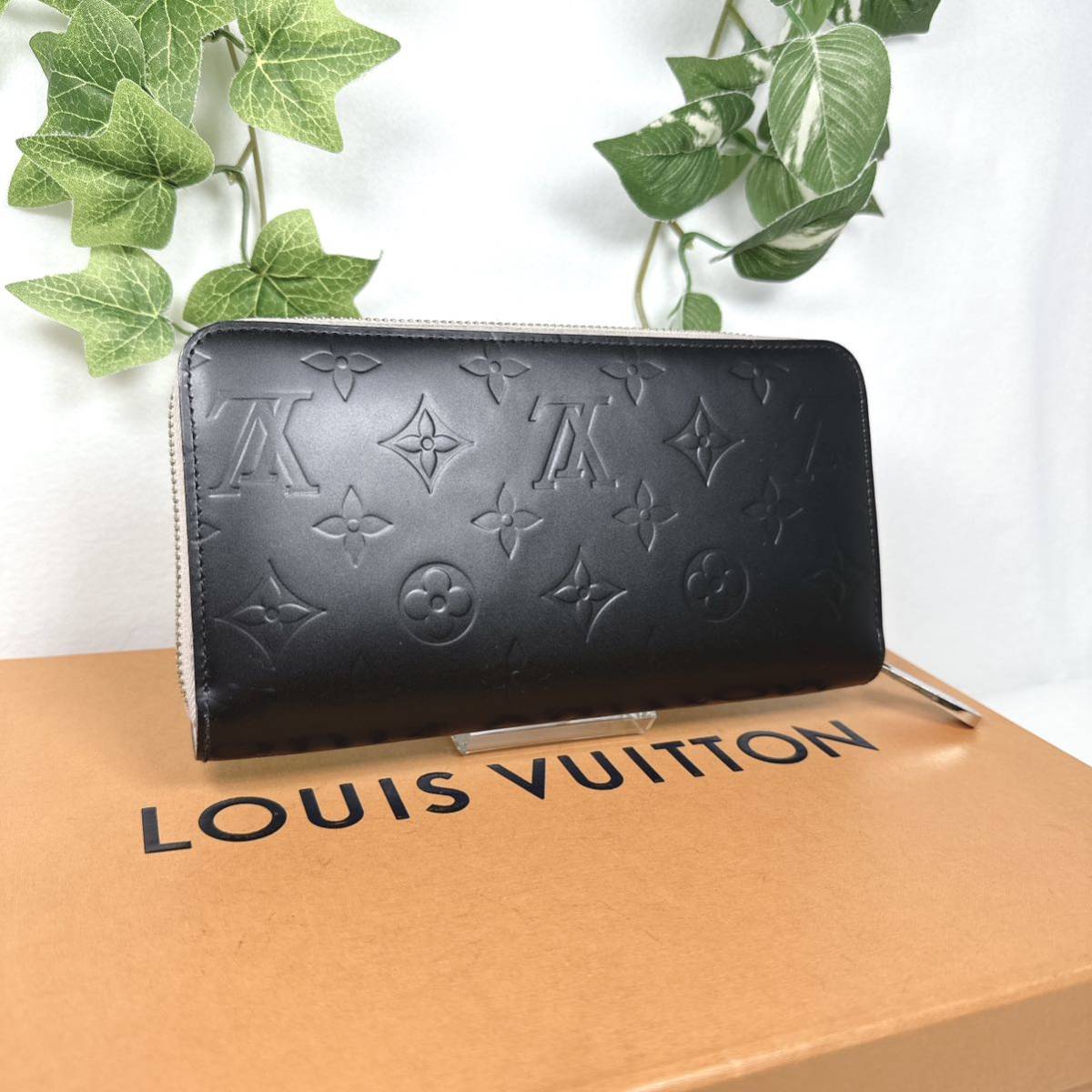 1円 LOUIS VUITTON ルイヴィトン 長財布 ラウンドファスナー ヴェルニ 