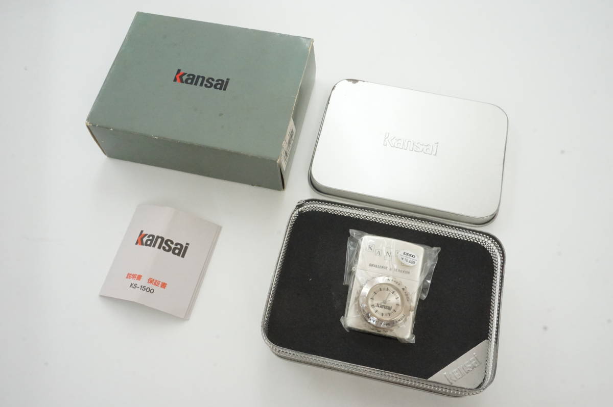 ☆【ZIPPO】未使用・保管品 KANSAI 山本寛斎 ジッポー ライター タイム 