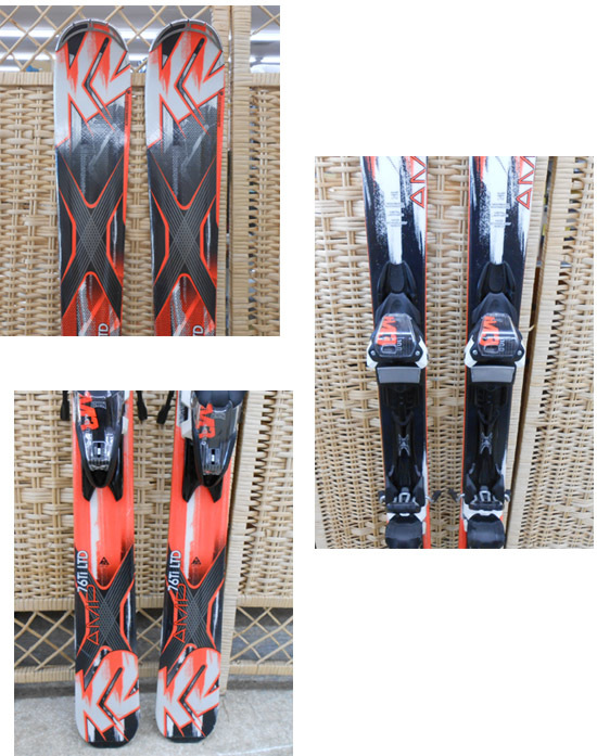 K2 AMP 76Ti 170cm カービングスキー MARKERビンディング スキー板 K2