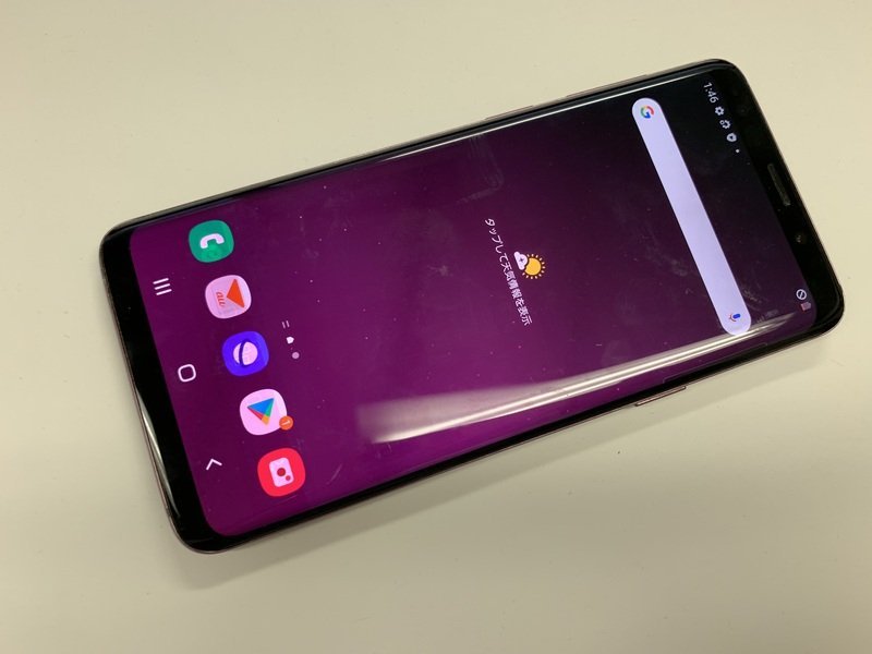 GALAXY S9+ (プラス） チタニウムグレー SIMロック解除済み au版