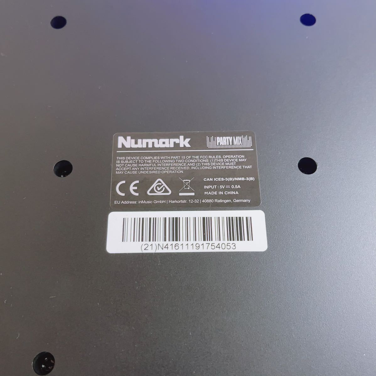 Numark Party Mix DJコントローラー 箱無し ジャンク inMusic Brands