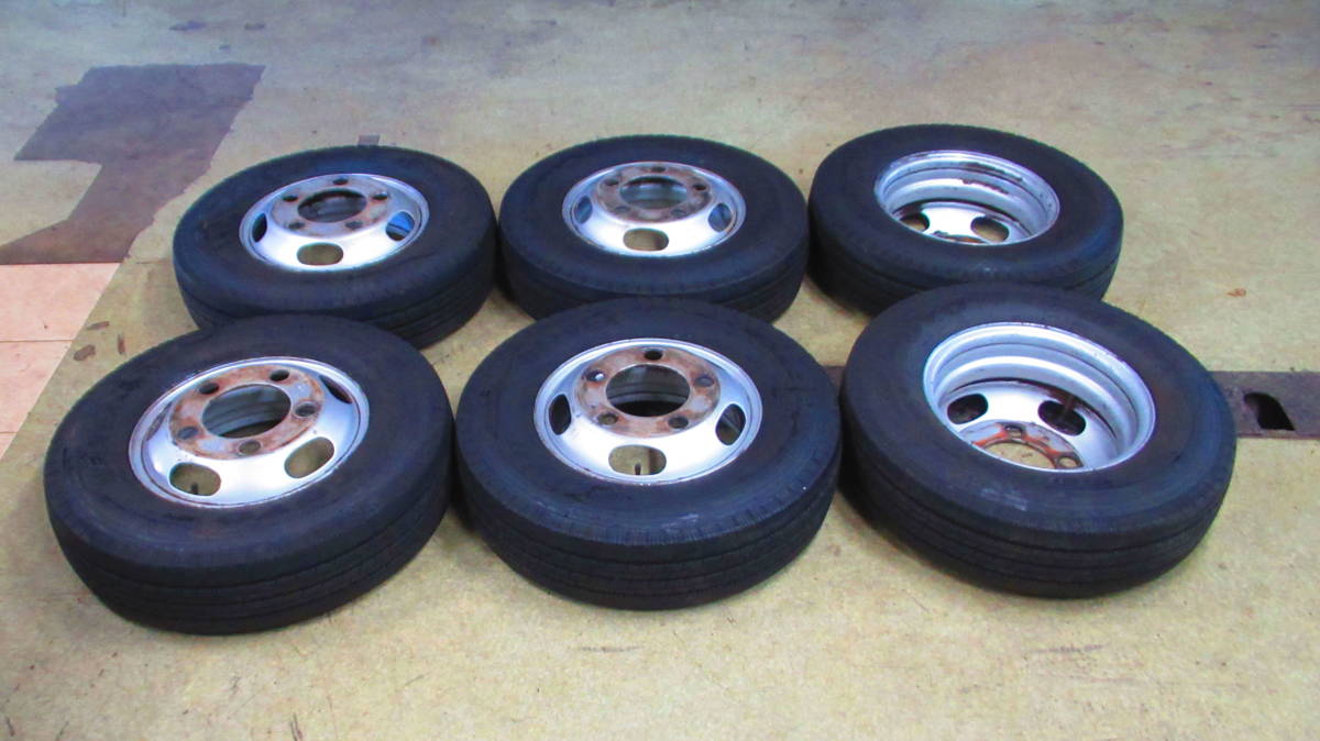 2023年製TOYO DELVEX M134 ラジアル 195/85R15 113/111N LT ホイールKWC15×5J 115-8 キャンター NT450アトラス!! バリ山 条件付き送料無料