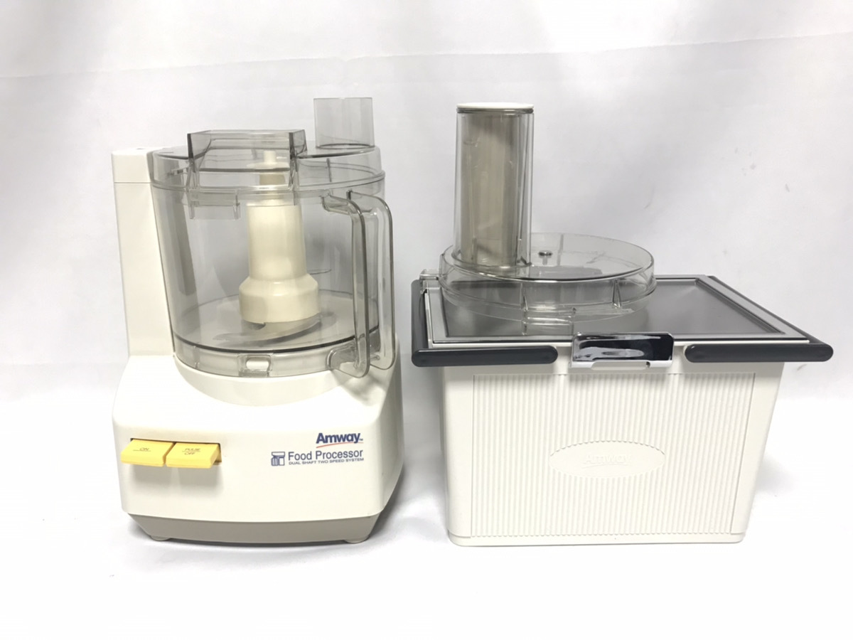 中古品】アムウェイ Amway フードプロセッサー ケース付き オプション