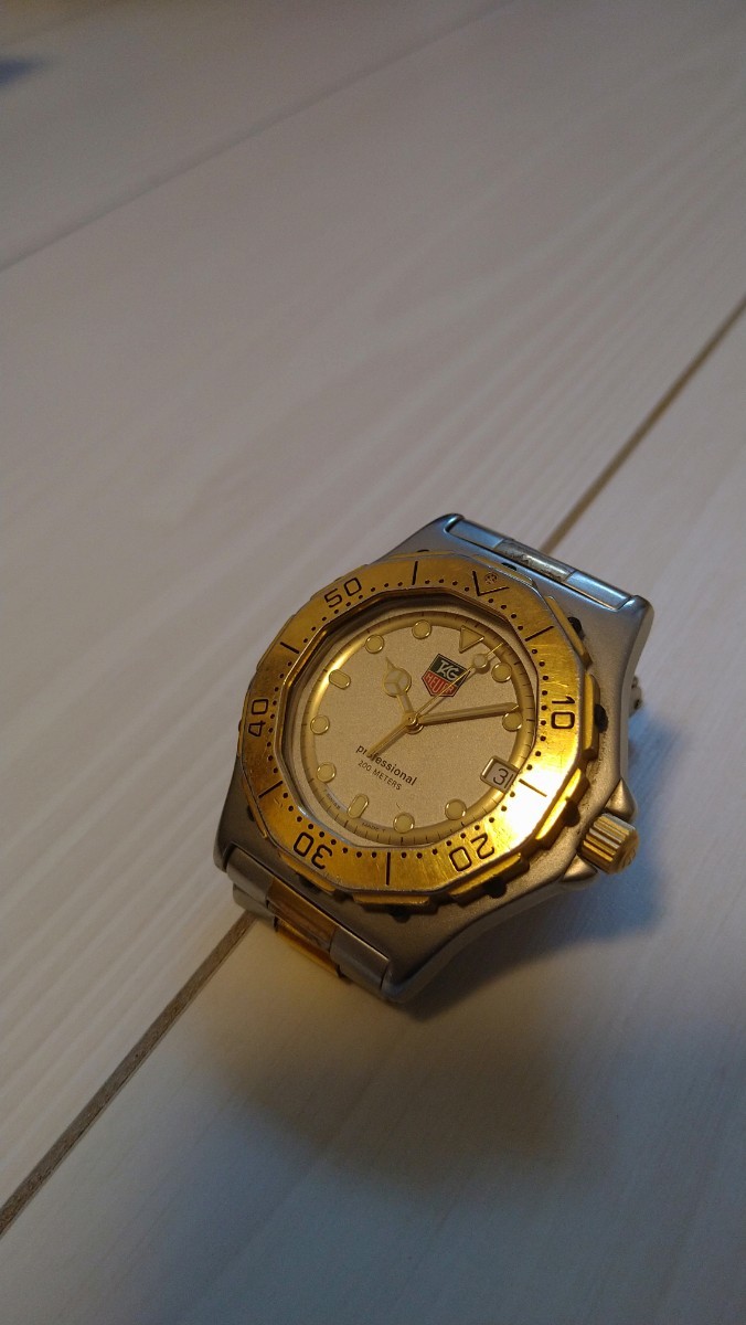 ジャンク】タグホイヤー TAG HEUER プロフェッショナル メンズ 腕時計