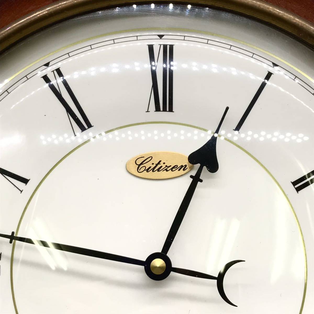 CITIZEN シチズン KARAKURI QUARTZ 壁掛け時計 KC2610 1987年 ウッド