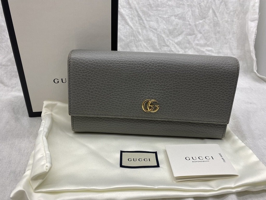 □綺麗【GUCCI グッチ ダブルG コンチネンタルウォレット スタイル  